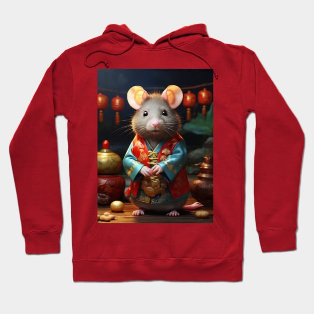 KUNG HEI FAT CHOI – THE RAT Hoodie by likbatonboot